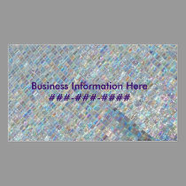 Irridescent Tile business cards