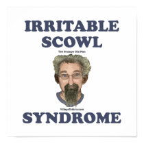 Irritable Scowl Grumpy Old Man
