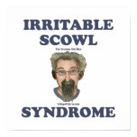 Irritable Scowl Grumpy Old Man Print