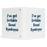 Irritable Scowl Sydrome 3 Ring Binders