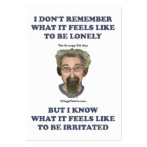 Irritated Old Man Husband