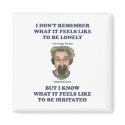 Irritated Old Man Husband Refrigerator Magnet