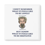 Irritated Old Man Husband Refrigerator Magnet