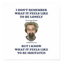 Irritated Old Man Husband Posters