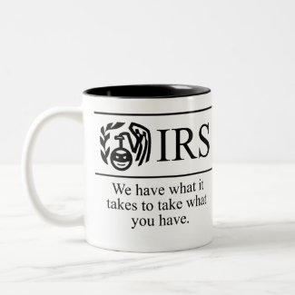 IRS Two Toned Coffee Mug mug