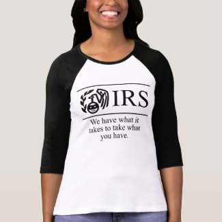 IRS Womens Raglan shirt