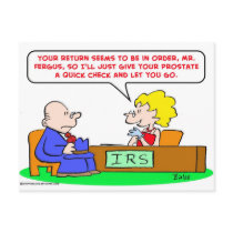 irs check prostate postcards