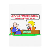 irs check prostate postcards