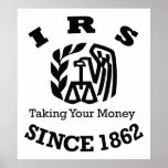 IRS - Internal Revenue Service posters