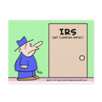 IRS NO TURNING BACK postcards