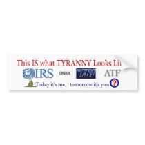 IRS Scandal 2013 Bumper Stickers