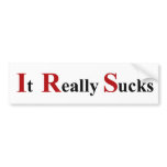IRS Sucks Bumper Sticker