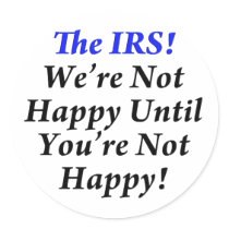 IRS, Tax Humor T-Shirts! stickers by 50thbirthdaygifts IRS, Tax Humor T-Shirts! stickers