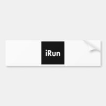 iRun Bumper Stickers