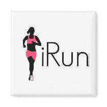 iRun Refrigerator Magnet