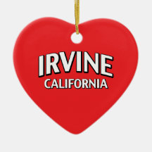 Irvine California Christmas Tree Ornament