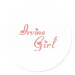 Irvine Girl tee shirts Sticker