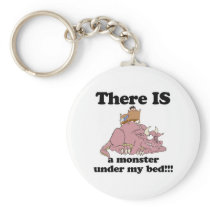 IS a monster under my bed Key Chain