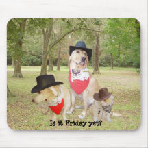 Is it Friday yet? Mousepad