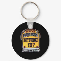 Is It Friday Yet? School Bus keychains by Quiltstar Is It Friday Yet? School Bus keychains