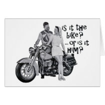 Is it the bike or is it him? cards by Ashleysplace Is it the bike or is it him? cards