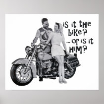 Is it the bike or is it him? print