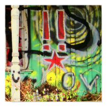 is it too much grafitti? posters
