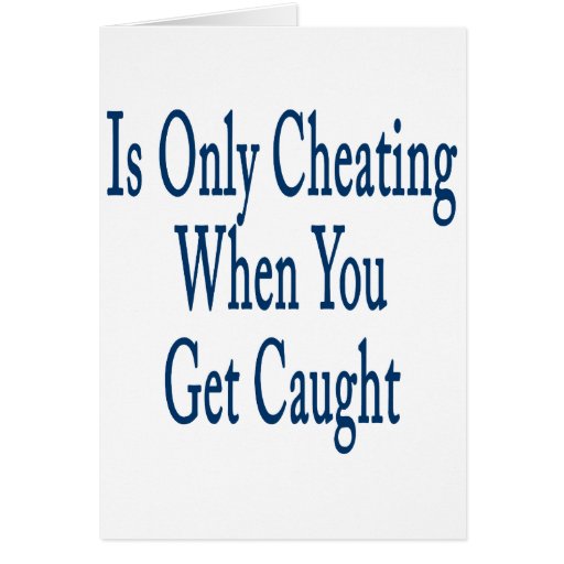 caught cheating cards