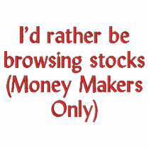 I's rather be browsing stocks embroidered shirts