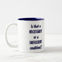 Is That A Necessary Or...lg navy 2tone(right-hand) Coffee Mugs