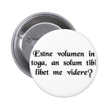 Is that a scroll in your toga, or are you just.... pin