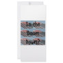 Is the boom down? Flag background Rack Card