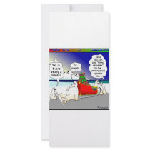 IS THERE A SANTA? rack cards