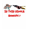 Is this simple enough. t-shirts by ALMOUNT Is this simple enough. t-shirts
