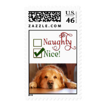 Is your dog naughty or nice? postage by aslentz Is your dog naughty or nice? postage