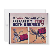 Is Your Organization Prepared To Fight Both Enemie invitations by ww2posters Is Your Organization Prepared To Fight Both Enemie invitations