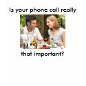 Is your phone call really that important? t-shirts