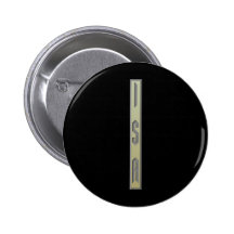 Isa Rune gold Button