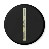Isa Rune gold Refrigerator Magnet