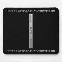 Isa Rune grey mousepads by JKcoder Isa Rune grey mousepads