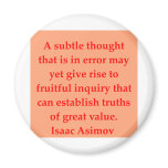 isaac asimov quote magnet