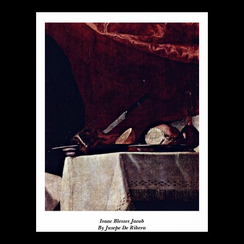 Isaac Blesses Jacob By Jusepe De Ribera Print