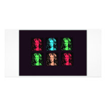 Isaac Newton Collage Customized Photo Card