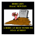 isaac newton joke posters