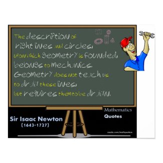 Isaac Newton Mathematics poster print