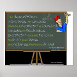 Isaac Newton Mathematics poster