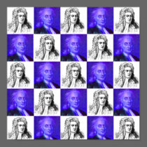 Isaac Newton pop art posters