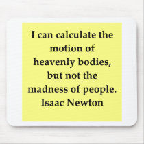 isaac newton quote mousepads