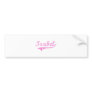 Isabel Classic Style Name Bumper Stickers