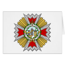 Isabel the Catholic Star (Spain) cards by FlagTshirts Isabel the Catholic Star (Spain) cards